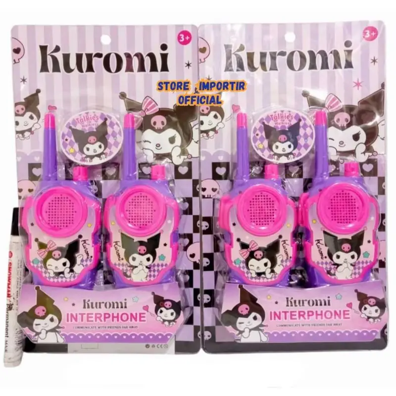 Mainan Talkie Walkie Kuromi Interphone Viral 181 2 Mainan Komunikasi Karakter - Toys 0