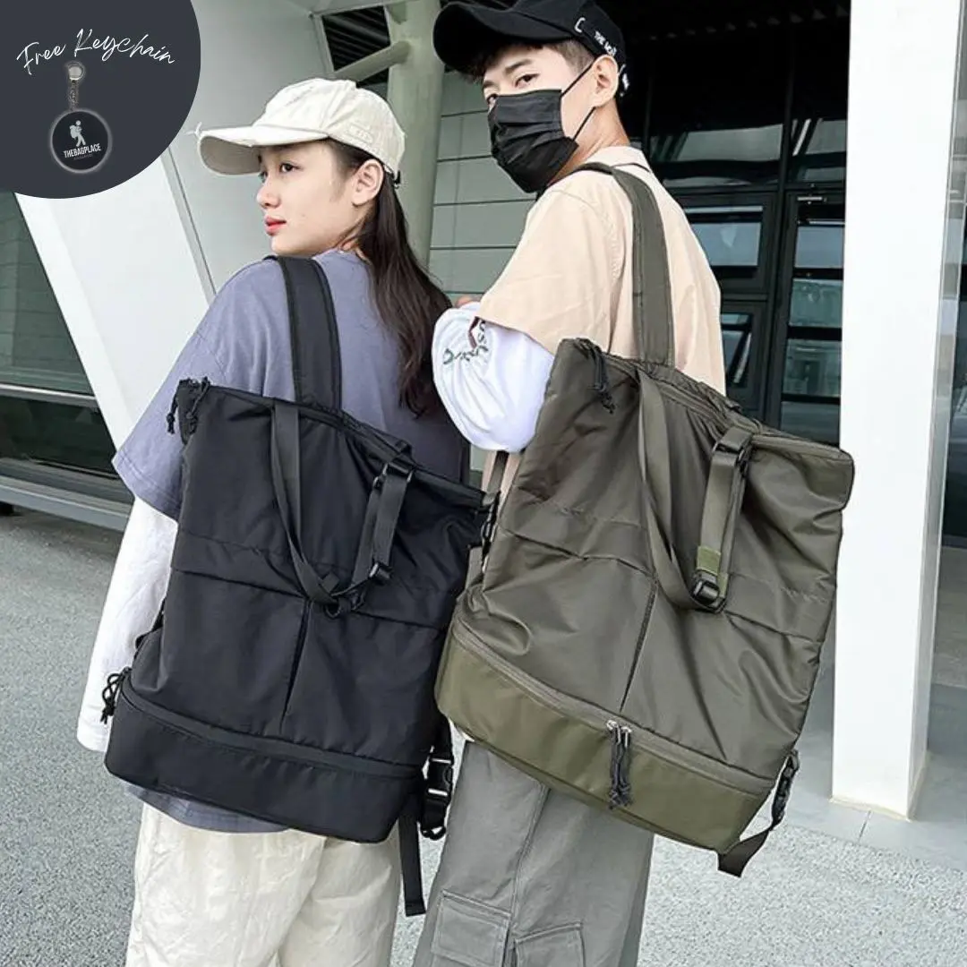 TheBagPlaceSG Waterproof Unisex Tote Bag Backpack Multi functional WTW