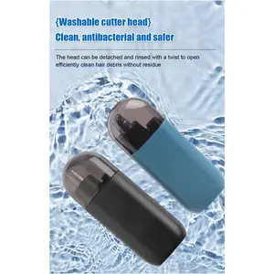 Portable Mini Nose Hair Trimmer Rechargeable Blade Washable
