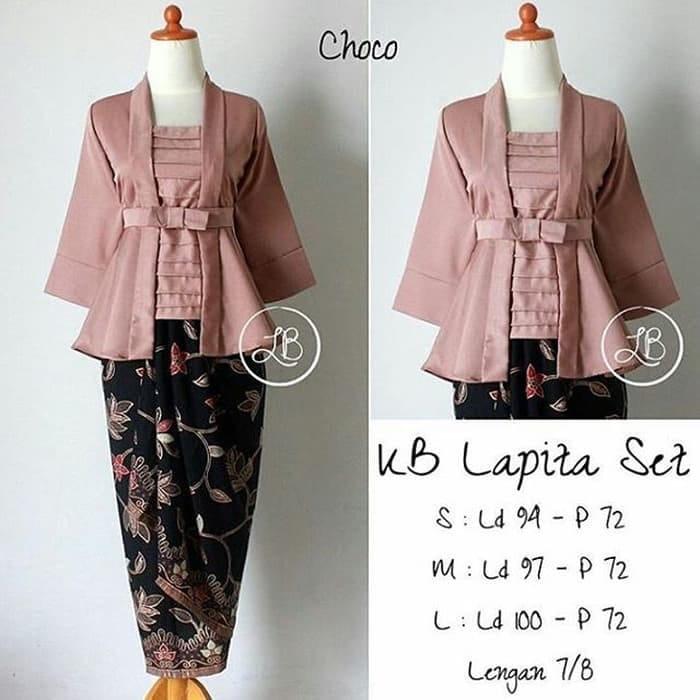 Setelan Kebaya Kutubaru Pita / Kebaya Modern Floy 2
