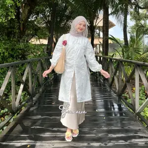 Chea Tunik Katun Bordir Premium/Tunik Hari raya