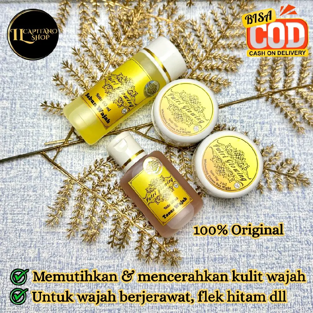 Cream 2in1, Toner & Sabun PUTRI GLOWING 100% Original