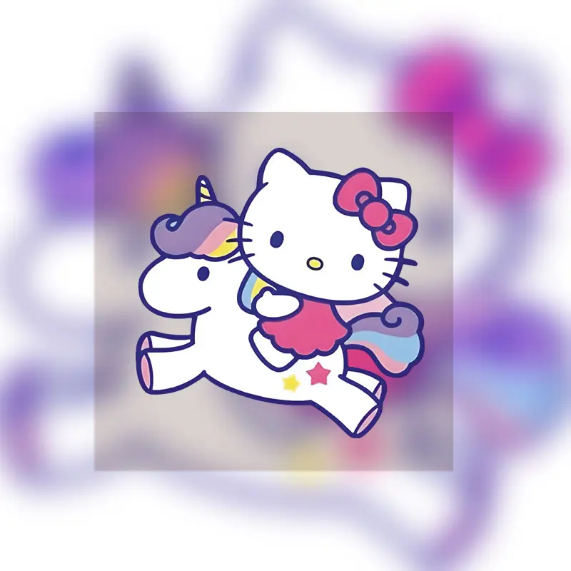 สติ๊กเกอร์ติดรถไฟฟ้า ดีไซน์การ์ตูน Hello Kitty น่ารัก สติ๊กเกอร์ติดรถ Hello Kitty สติ๊กเกอร์กันรอยสำหรับตัวรถ สติ๊กเกอร์ตกแต่งสำหรับมอเตอร์ไซค์ Car รถจักร