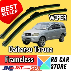Wiper Kaca Mobil Daihatsu Taruna Model Frameless Merek Flatmoon Original