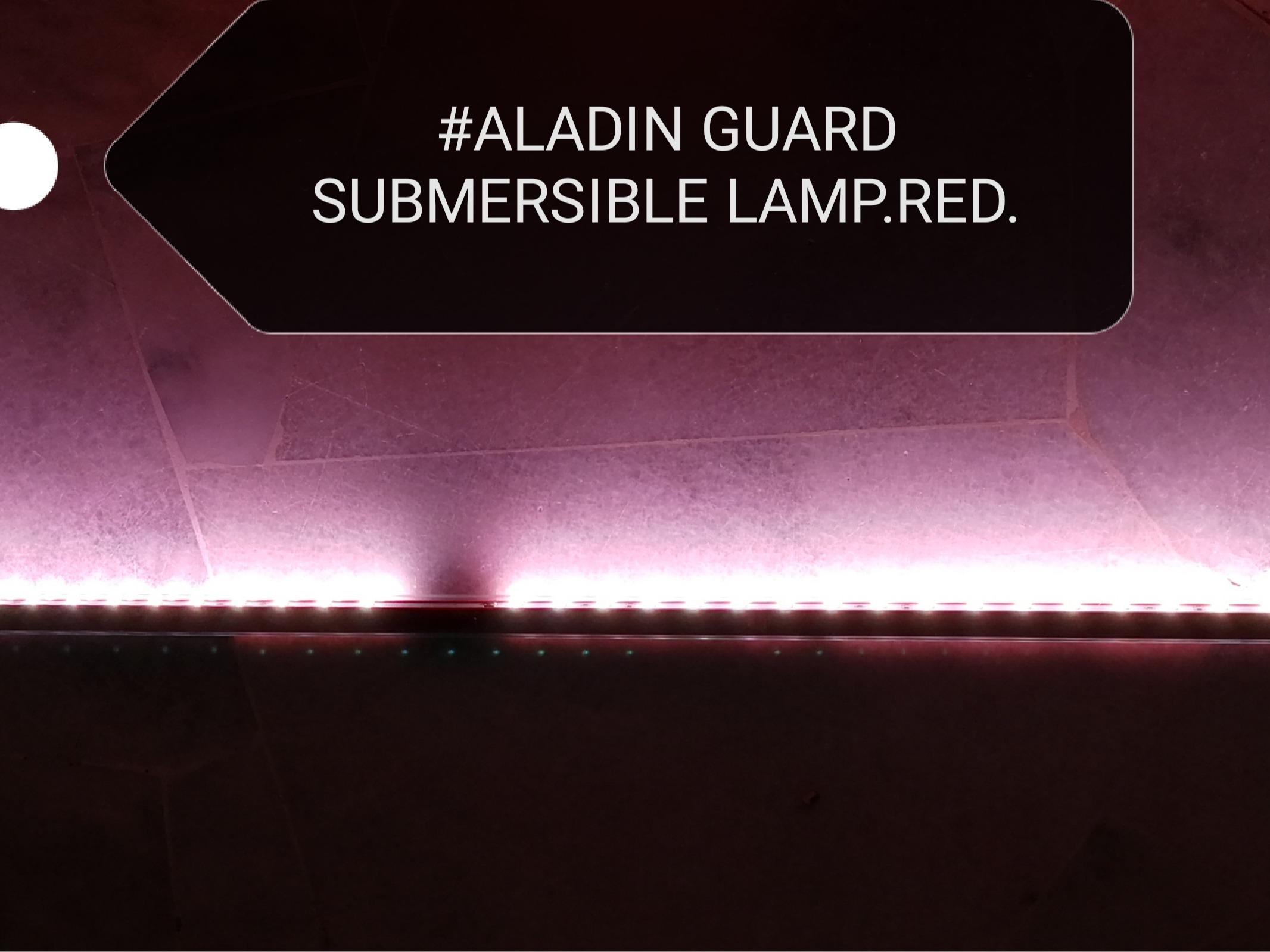 AL86V Aladin Guard Submersible Tanning LED Fish Aquarium Lamp Lampu Akuarium