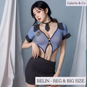 BELIN - LINGERIE COSPLAY POLIS REG BIG JUMBO SIZE - SERAGAM KOSTUM POLICE