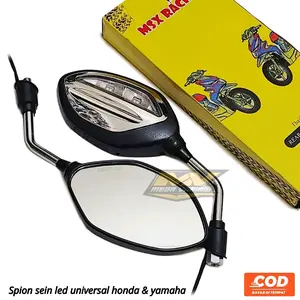 SPION SEIN LED BEAT STANDAR HONDA SPION SEIN HONDA BEAT VARIO PCX ADV NMAX AEROX GENIO FAZZIO FILANO STYLO UNIVERSAL Accessories Motorcycle spion  bubut
