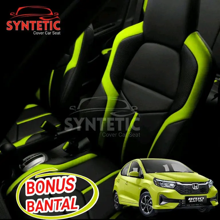 Sarung Jok Mobil Honda Brio , Brio Satya, Brio RS Full Set 2 Baris Jok Car