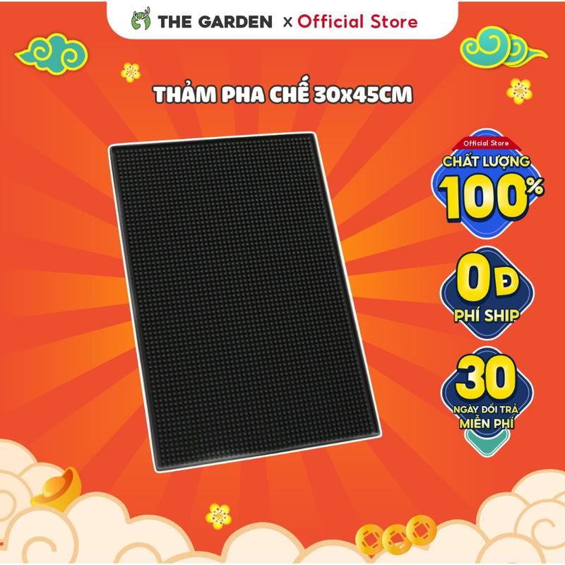 Thảm bar pha chế thảm lót cao su quầy bar chống trượt chống rỉ nước siêu bền THE GARDEN IGWT kích thước 30x45cm
