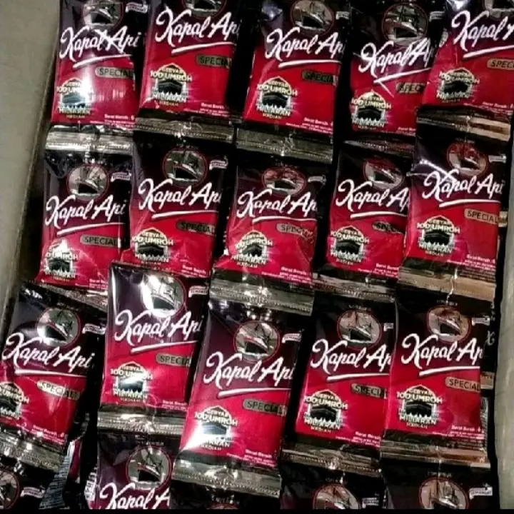 Kapal Api mini tanpa gula kemasan 6gram (isi 3renteng)