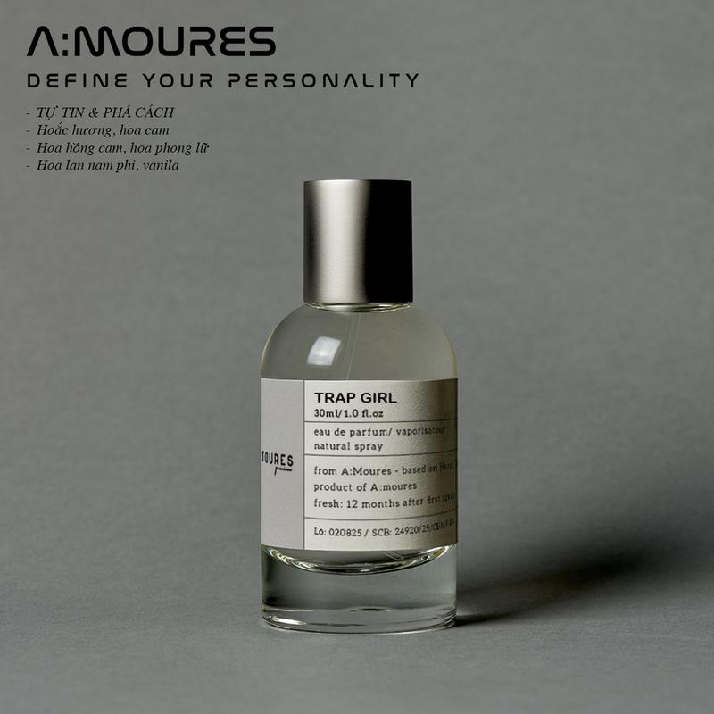 Nước Hoa Nữ Amour Trap Girl Nguyên Liệu Nhập Khẩu Hương Thơm Quyến Rũ Bí Ẩn Dạng Xịt 30ml Dạng Xịt