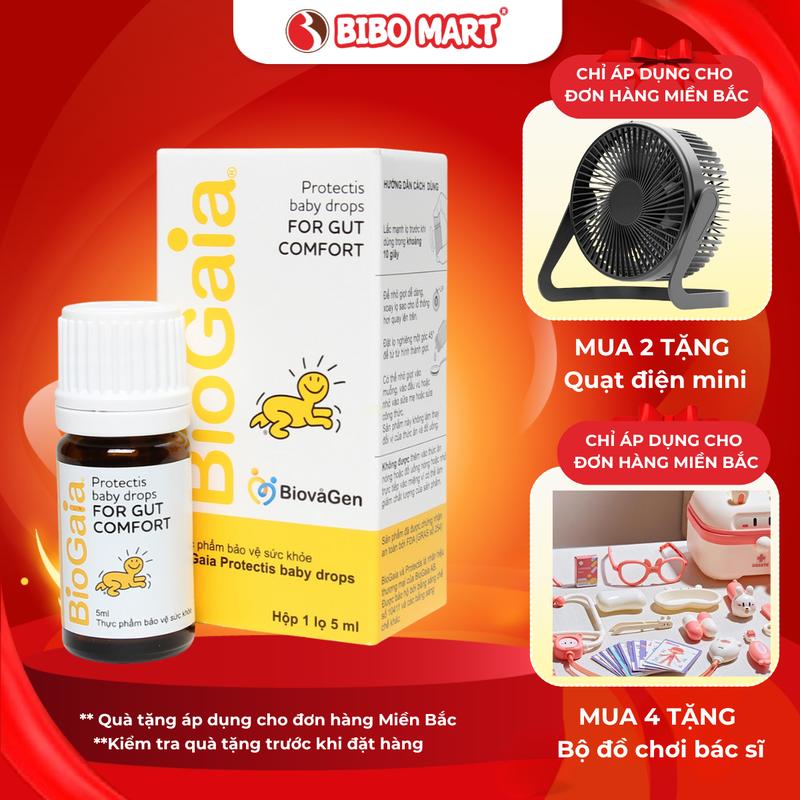 Men Vi Sinh BioGaia Protectis 5ml Hỗ Trợ Tiêu Hóa Cho Bé Khỏe Mạnh