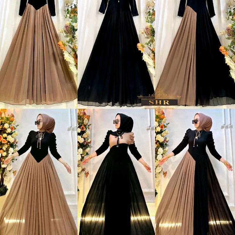 new maxi dress gamis langsing awet muda by shr premium 3