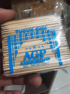 Tusuk Gigi Kayu AGP untuk Gusi dan Mulut - Terbuat dari Kayu Birch - Mencegah Penumpukan Bakteri - Paket Besar Harga Murah