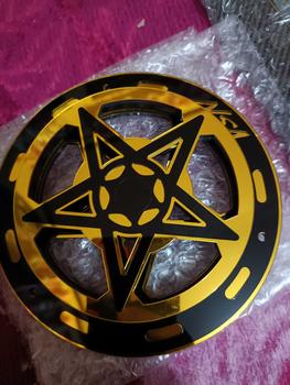 Product Review of NSA COVER KIPAS SPINER TYPE BINTANG BLACK SERIES Beat Scoopy Vespa Mio Filano Fazzio TUTUP PELINDUNG KIPAS RADIATOR Universal Baut Gold Motor cover  radiator Motorcycle Orange from A**y ** 0