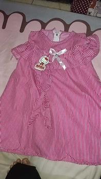 Product Review of FREE BANDO SABRINA SALUR 1-3 TAHUN Katun Perempuan Cewek Gaun Bayi from L**🌹 1