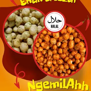 Endog lewo asli garut tersedia 4 varian rasa (cimol kering / emplod )