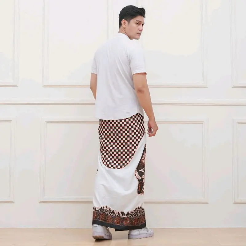 Sarung Batik Dewasa Kain Printing  Motif Wayang Warna Coklat Polikatun  Seragam Muslim Original By Dewan Sarung Indonesia Sarung Batik Pekalongan Biru Nyaman Hitam Pria Santri Navy 0