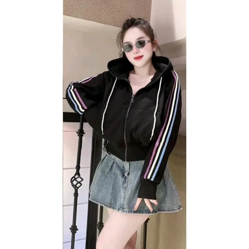 JAKET WANITA !! PUELL JIPP HOODIE WANITA KOREAN STYLE TERBARU WANITA OUTFIT Nyaman 3