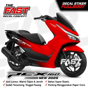 Sticker Decal Motor Fullbody HONDA PCX 160 New 2025 Motif Bunglon Simpel Gradasi Design - Lis Variasi Motor pcx 160 new 2025 Anti Pudar Tahan 3-4 Tahun BISA COD!!!