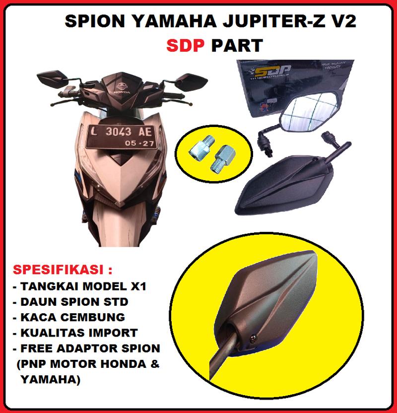 Product Introduction of SDP PART SPION JUPITER Z TANGKAI PENDEK MODEL X1 PNP SEMUA MOTOR MIO JUP Z VIXION BEAT VARIO PCX SUPRA KACA CEMBUNG 3