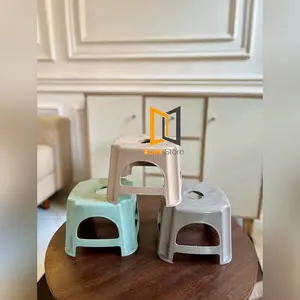 [6pcs] Kursi Baso/ Kursi Plastik Motif Anyam/ Bangku Taman/ KURSI MINI/ kursi jongkok kursi cuci baju kursi anak Estetik korea high quality