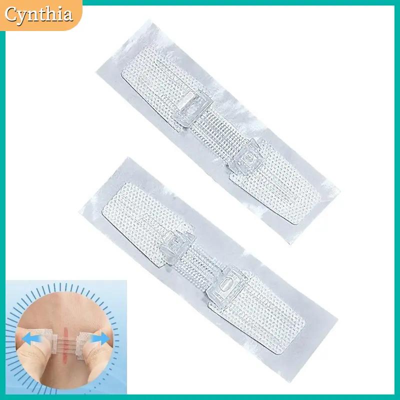khóa kéo 1pc cà vạt miếng dán đóng vết thương vết thương băng kéo vết khâu nhanh ngoài trời miếng dán tĩnh máu di động công cụ