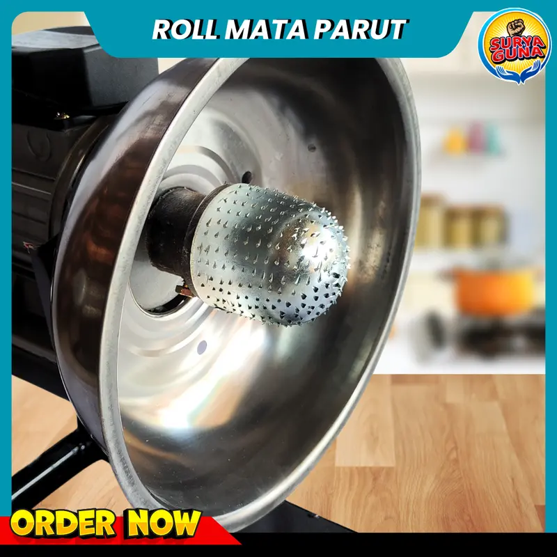 Roll mata parut kelapa bulat untuk parutan kelapa listrik alat parut kelapa tanpa cungkil termurah 4