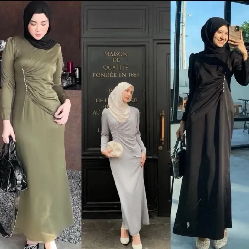 Diva Dress Bridesmaid Maxmara Luxury | Gamis Kondangan Bridesmaid | Dress Satin Murah Terbaru | Outfit Kondangan Malay | Dress Kondangan Simple | Gamis Polos Satin Velvet Premium | Dress Duyung Satin | Gamis Pesta Mewah
