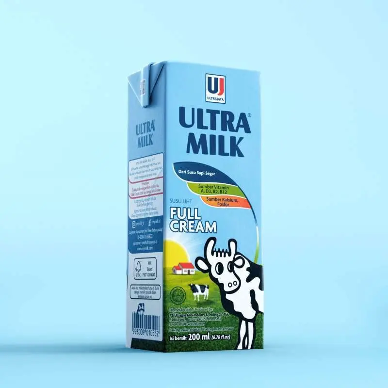 Susu Ultra Full Cream 200 ml - 1 Karton [24 pcs] 2