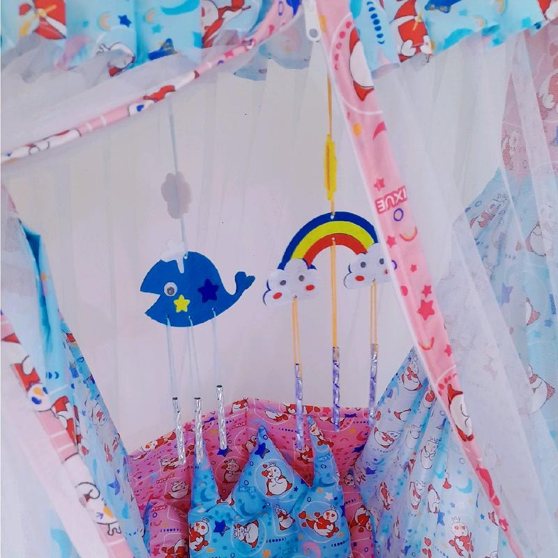 Paket Lengkap Ayunan Bayi + Mesin Ayunan Listrik dan Per 5 + Hanger Segitiga + Gantungan Mainan 5