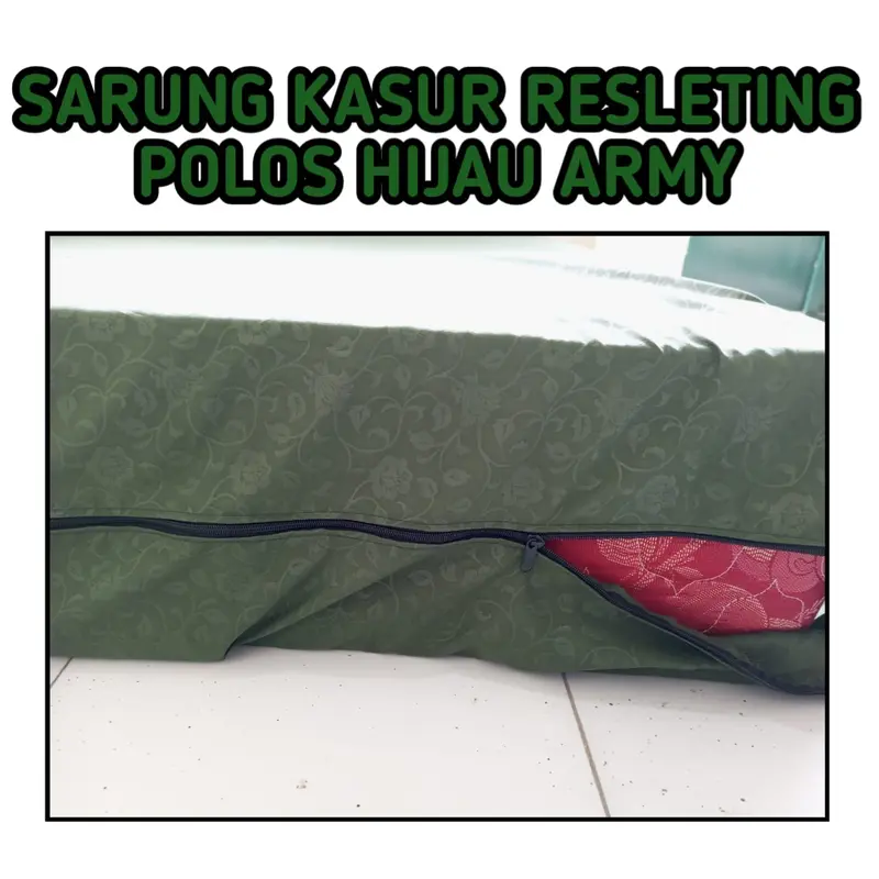 SARUNG KASUR RESLETING POLOS NO.1 180X200X20 BAHAN COTTON DISPERS 5