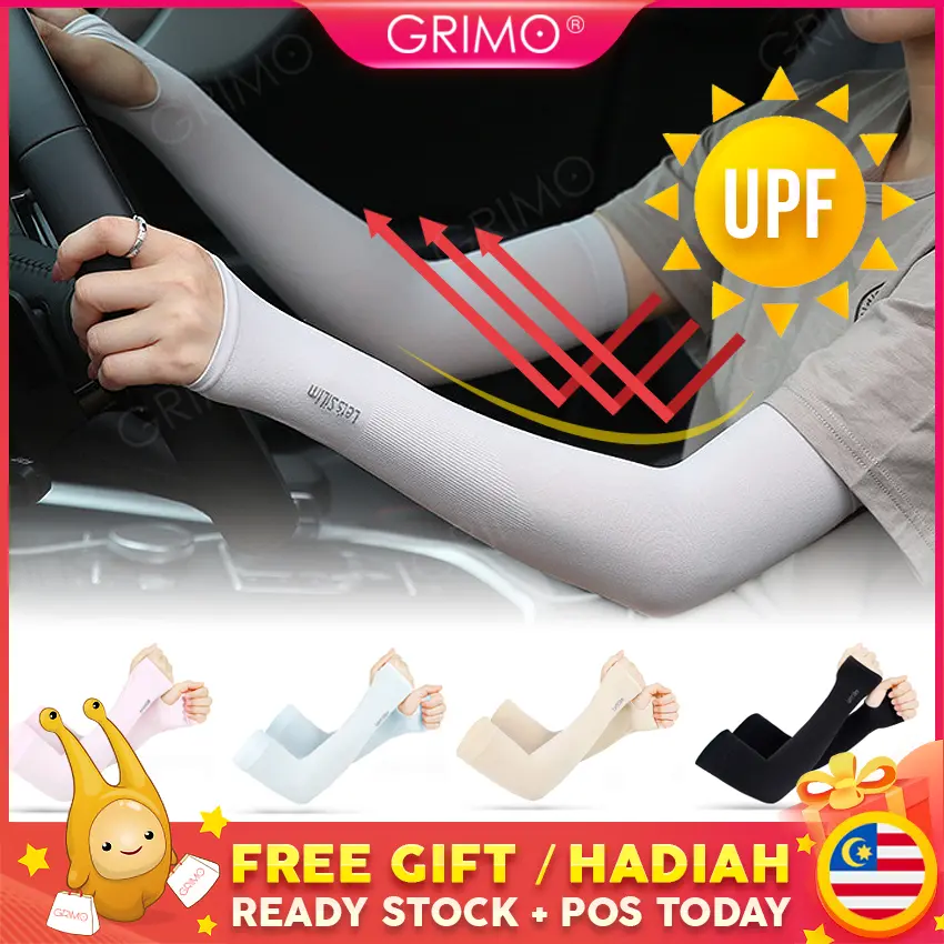 READY STOCK GRIMO Dorilcy Hand Sleeve Hand Sock UV Sun Protection Arm Sleeves Sarung Tangan Outdoor Cooling fc11773