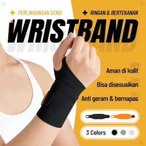 Wrist Band ORI Pelindung Pergelangan Tangan Terkilir  Wrist Band Hand Wrist pelindung pergelangan tangan lapPelindung pergelangan tangan Wrist Support Mencegah Cidera Otot pada jari Untuk Semua Olahraga Tangan Uniseks Nyaman Berpori Outdoor