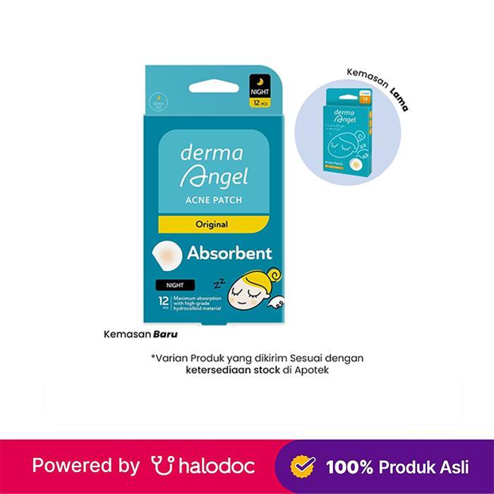 Gambar Derma Angel Acne Patch Night 12 Lembar dari Apotek Halomedika BSD Kota Tangerang Selatan Tokopedia
