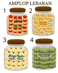 Amplop Lebaran Toples Isi 5 pcs – Hampers Lebaran Unik Lebaran Gift Idul Fitri Kantor