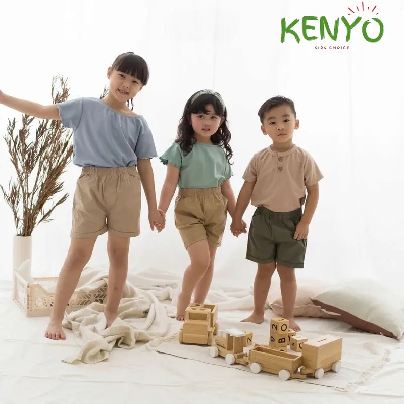 Celana Chinos Pendek Anak Unisex Kenyo 1-5 Tahun 2