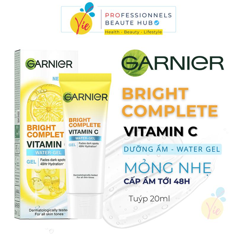 Kem Dưỡng ẩm Water Gel Mỏng Nhẹ Cấp Ẩm & Sáng Da 48H Garnier Bright Complete Vitamin C Water-Gel