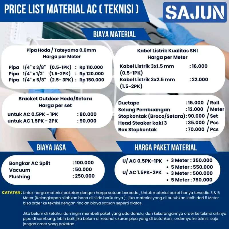 Daikin AC Split Standard 1/2 PK ( 0.5 ) Breeze R32 STP15AV - Plus Pasang, AC Saja 2