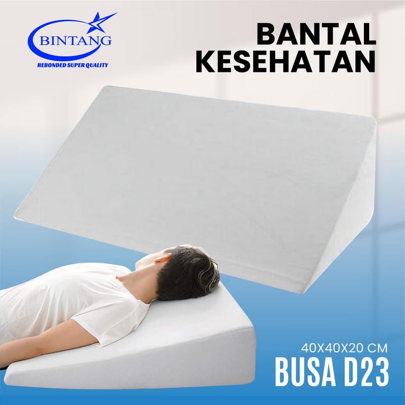Bantal kesehatan Busa D23 40x40x20 / bantal penyannga punggung / bantal meditasi 1