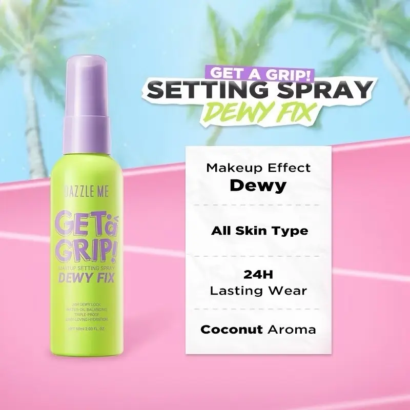 DAZZLE ME GET A GRIP SETTING SPRAY FINISHING 60 ML 4