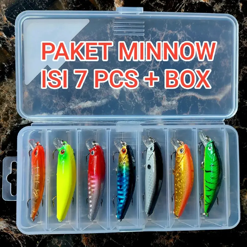 Paket Minnow Isi 7 Pcs 7