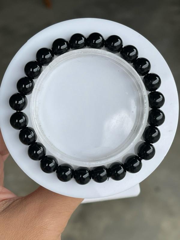 Product Introduction of Natural black obsidian bracelet 0