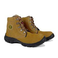 Gambar Rexwing - Sepatu Safety Boots Kulit Sapi Asli G24 Sepatu Kerja Pria Lapangan Shoes Work Outdoor Nubuck Original Brand - Coklat, 39 dari RexwingOfficial Kab. Mojokerto 3 Tokopedia
