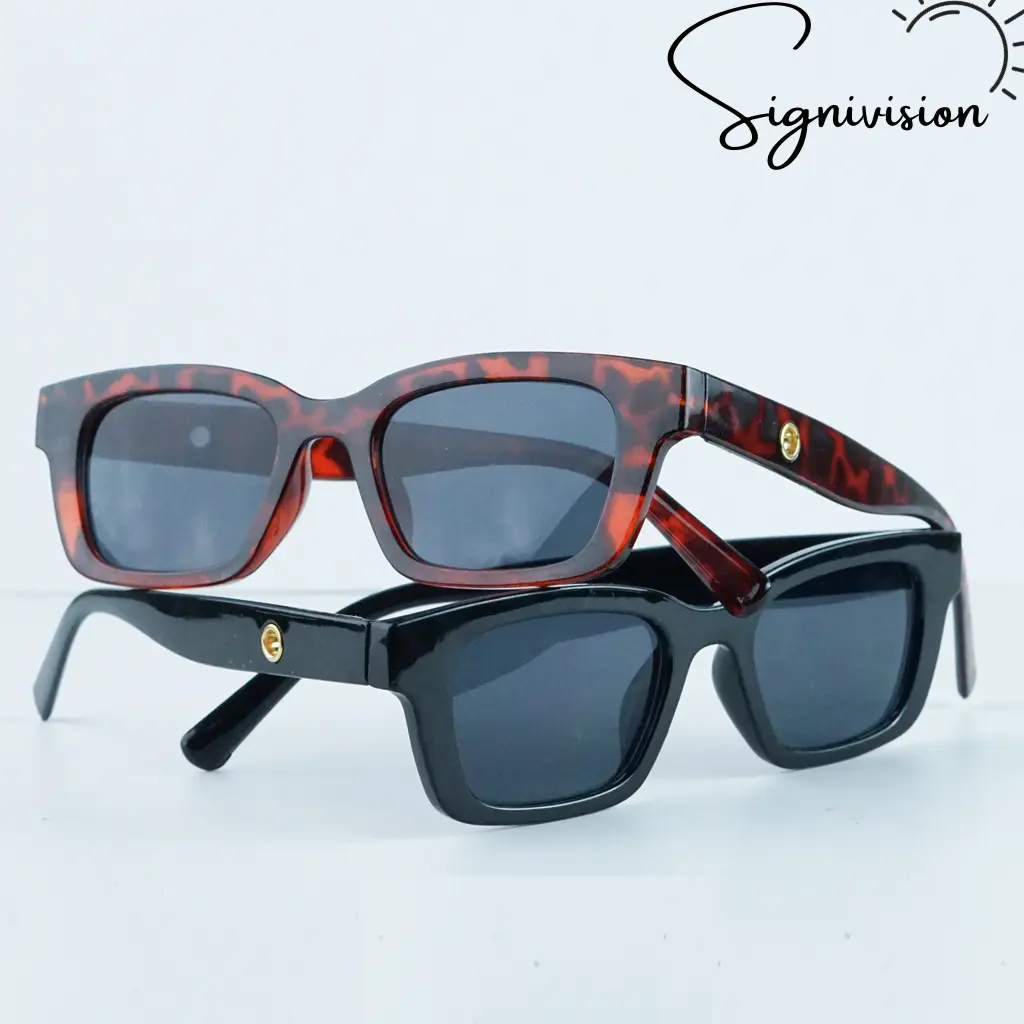 Kacamata Hitam Retro Fashion Trendy