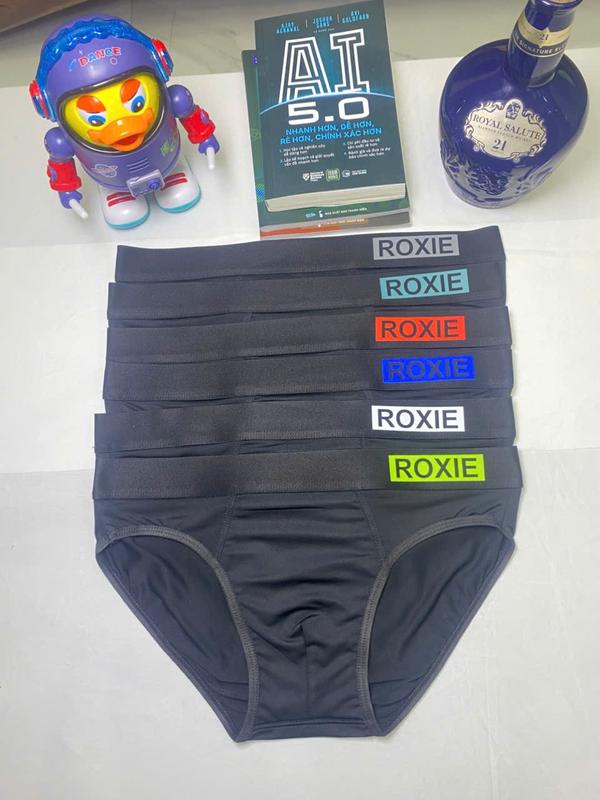 COMBO 6 quần sịp tam giác roxie logo 6 màu khác nhau,thiết kế nổi bật sang trọng C6