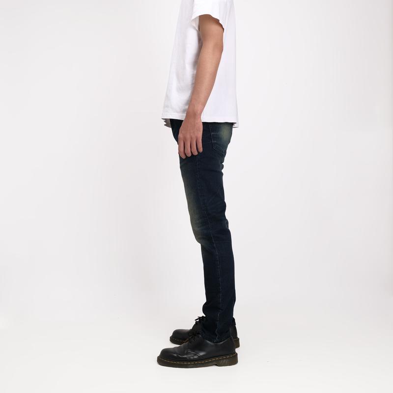 Rockmaker Celana Denim Selvedge Accent Emerald Slim Fit Jeans 4