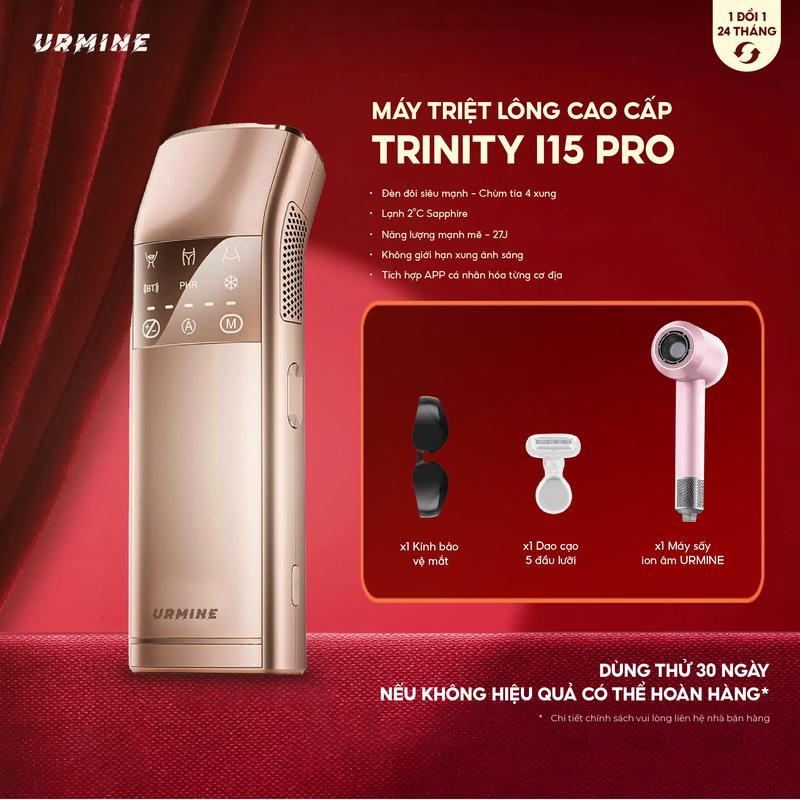 Máy triệt lông cao cấp tại nhà Công nghệ ánh sáng kép ×Làm lạnh cực sâu 2°C Kết nối App thông minh AI Cá Nhân Hóa