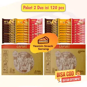 Nissin wafer 42 gram Paket 2 Dus/krt (120pcs)