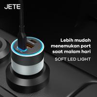 Gambar JETE J8 Car Charger 85W 3 Port Fast Charging With Type C PD - Garansi Resmi dari Doran Gadget Official Kota Administrasi Jakarta Pusat 2 Tokopedia